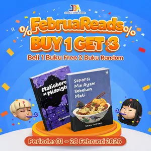 Promo FEBRUAREADS - Buy 1 Get 3 BOOKS Triple Treats - JDA Bookstore