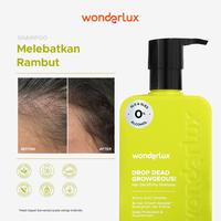 Gambar [HARGA SPESIAL] Wonderlux Drop Dead Growgeous! Densifying Hair Growth Shampoo [2x250ml] Haircare Rontok Lebat Vitamin Sampo Perawatan Conditioner dari Wonderlux ID Kab. Sidoarjo 3 Tokopedia