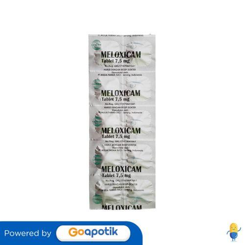 MELOXICAM MULIA 7.5 MG STRIP 10 TABLET