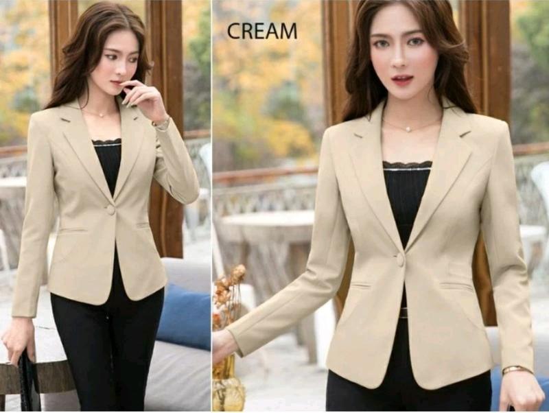 Product Introduction of NEW!! FASHION TERKINI/BLAZER WANITA FORMAL/JAS WANITA MASA KINI/JAS BISNIS WANITA/JAS KANTOR WWANITA 5
