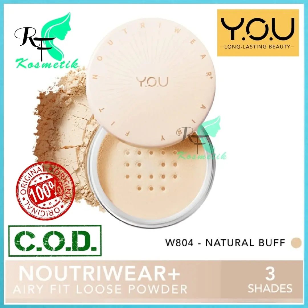 YOU NoutriWear+ Airy Fit Loose Powder/ bedak tabur YOU