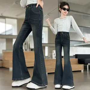 Celana Jeans Cutbray Anak Tanggung Usia 7-14 Tahun Bahan Jeans Tahan Lama Nyaman Cocok untuk Aktivitas Sehari-hari Fashion Model Cutbray Tampilan Modis Fashion