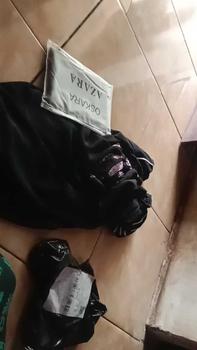Product Review of Azkya Dress  Gamis Cringkle Airflow mix Swarosky premium Wanita Muslim Kain Crinkle Flowy Nyaman Panjang Wudhu Lebaran Simple from p**g 0