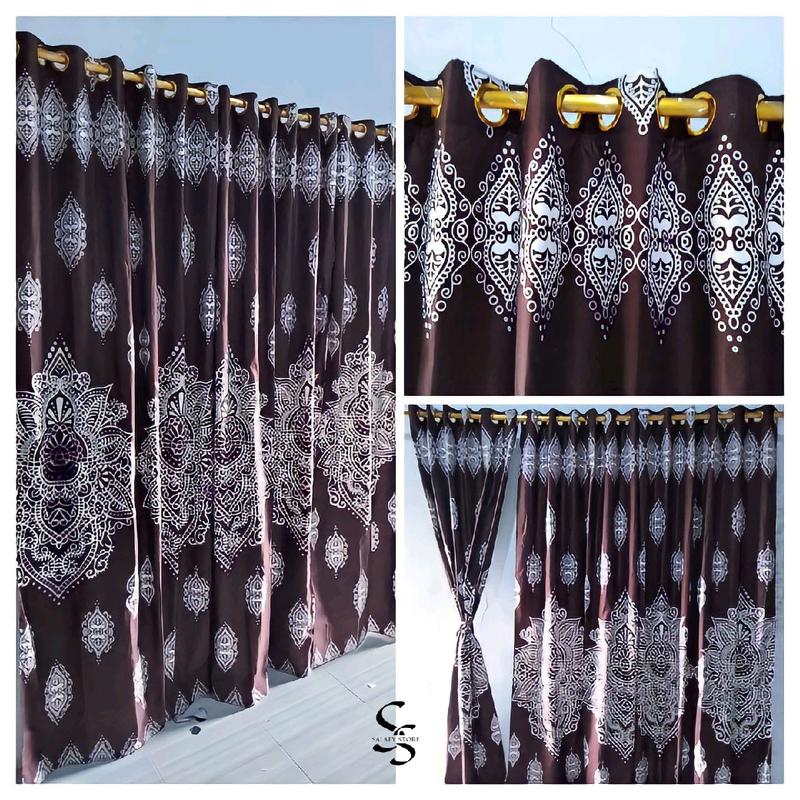 Gorden pintu/jendela smoking 12 ring ukuran 110×220 cm 0