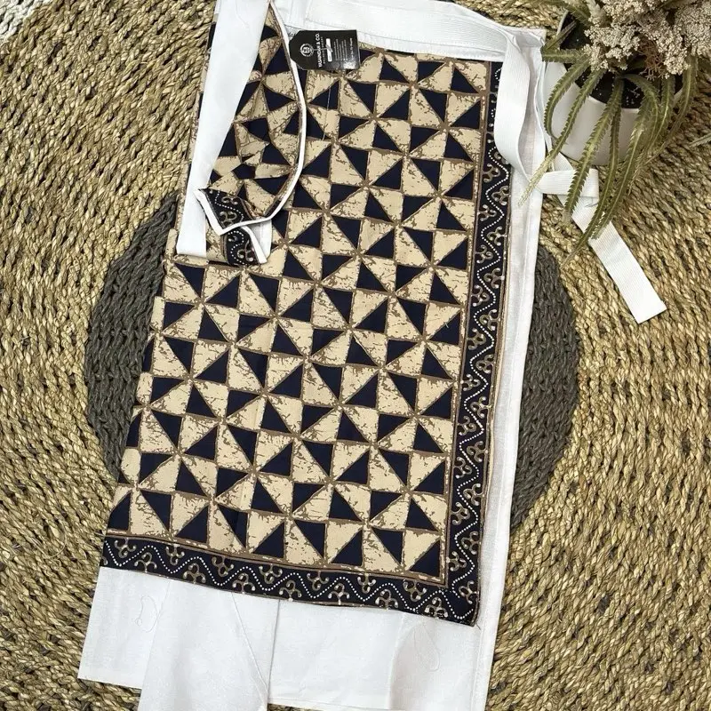 Kamben anak cowok jadi dan setengah jadi batik indigo semi tulis 1