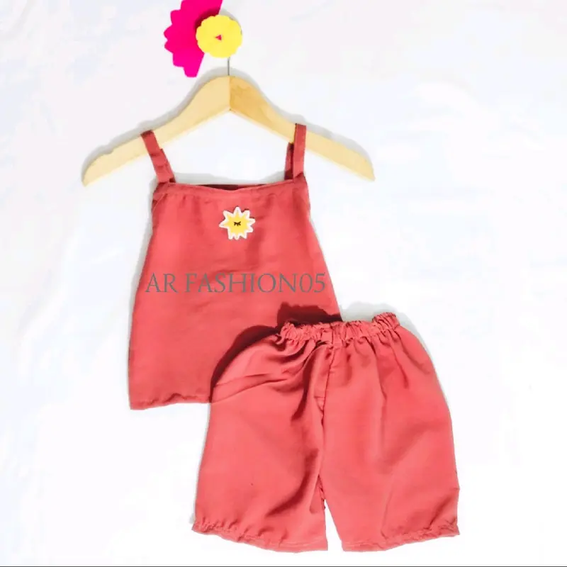 SETELAN TANK TOP ANAK PEREMPUAN - SET BAJU ANAK BABY KARAKTER KUALITAS  - SET SINGLET ANAK Bayi Cewek 1