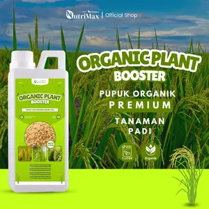 ORGANIC PLANT BOOSTER PADI 1 LITER - Pupuk Organik Cair Dan ZPT Khusus Tanaman Padi - Mempercepat Pertumbuhan Dan Pelebat Tanaman Padi