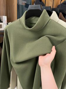 メンズハイネック長袖Tシャツ​​​​​​​​​​​​