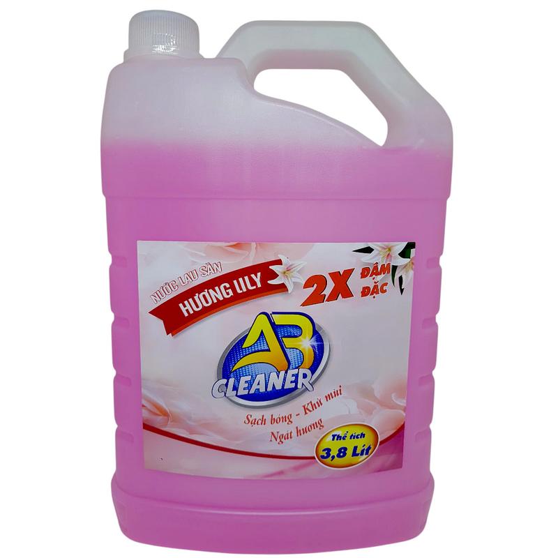 Nước Lau Sàn AB CLEANER Hương Lily 3.8L Sạch bóng - Khử mùi - Ngát hương