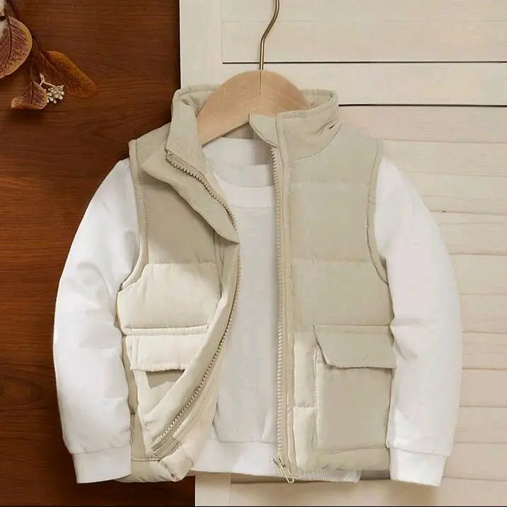 lucy&yak - jaket rompi anak / rompi anak tebal / jaket gelembung anak / rompi gelembung anak Fashion Bulu