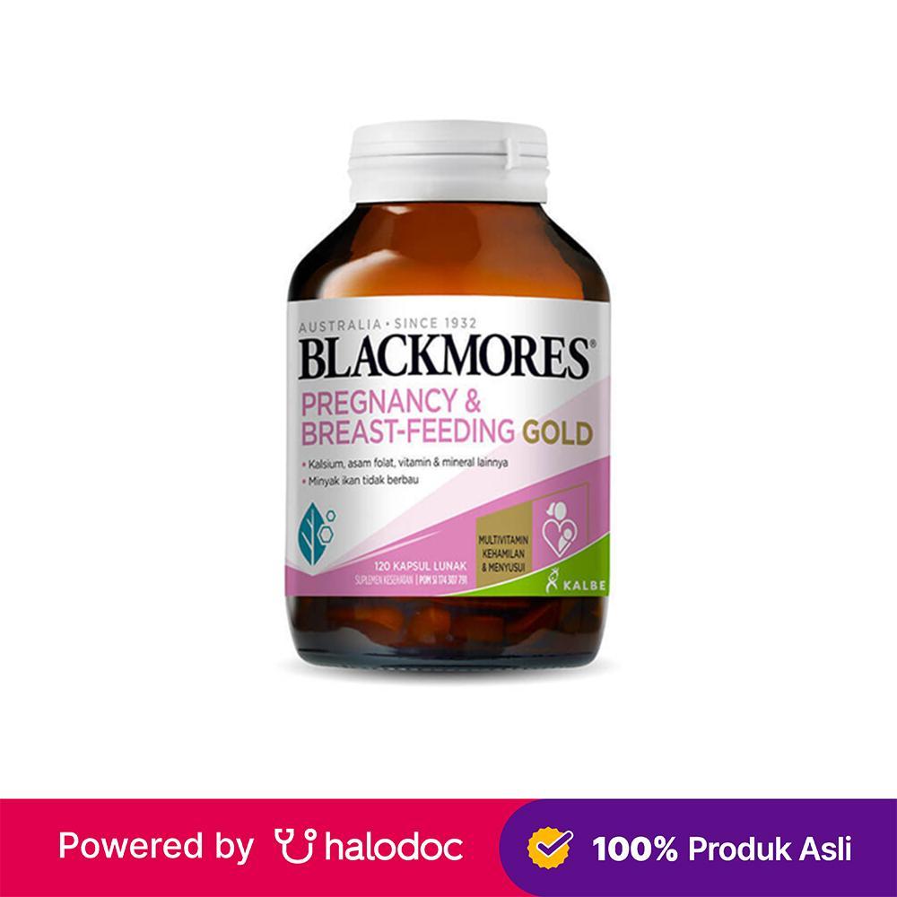 blackmores pregnancy & breastfeeding gold botol 120 kapsul