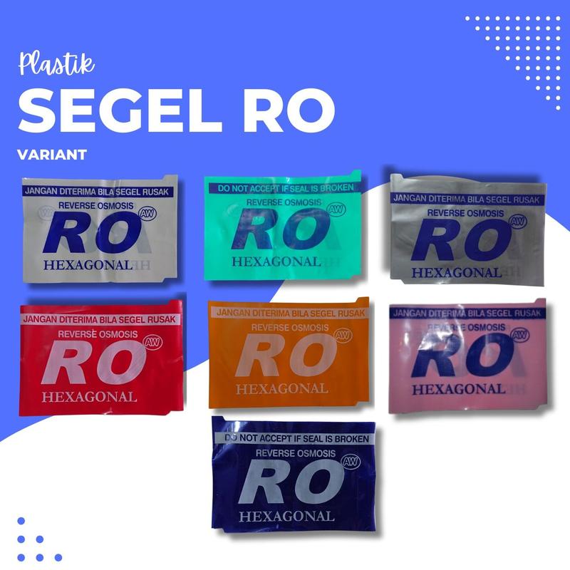 Plastik segel RO ( reverse osmosis ) - berbagai warna 0