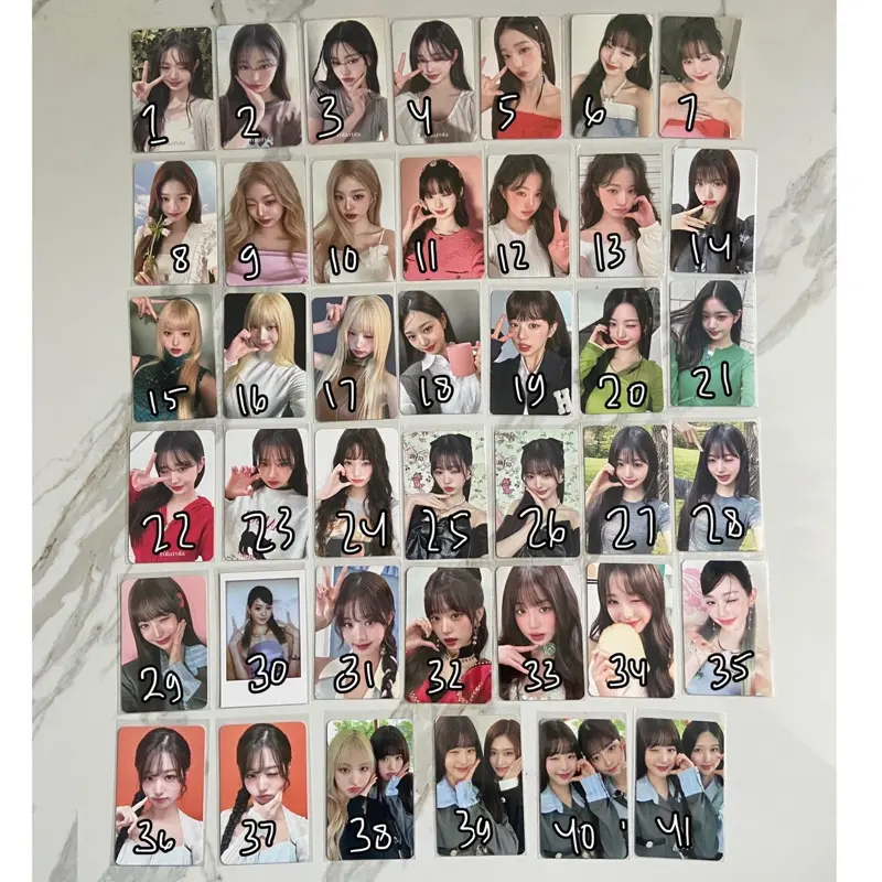 [ READY STOCK ] official photocard jang wonyoung hapa kristine amuse rola rola album benefit luckydraw