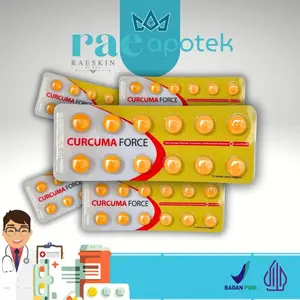 Curcuma Force 12 Tablet - Suplemen Kesehatan Hati dan Nafsu Makan