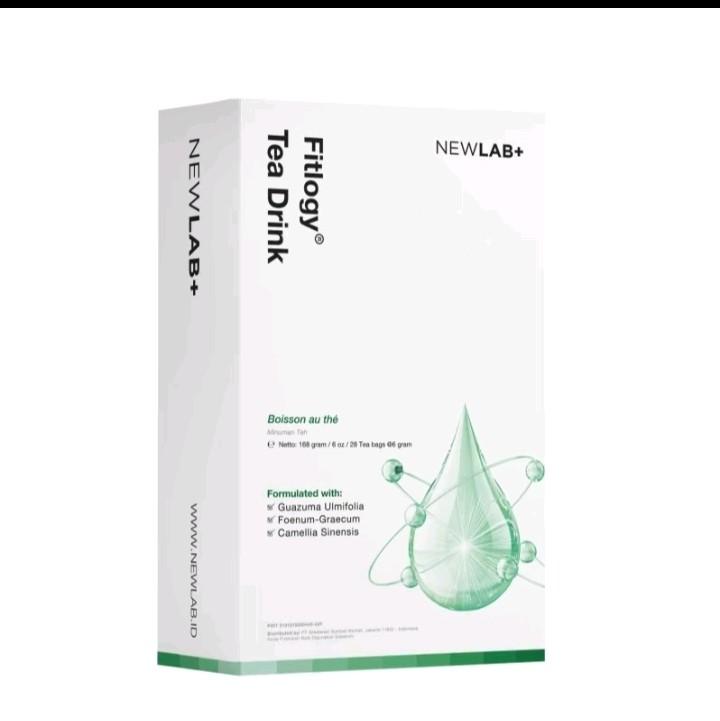 NewLab fitlogy tea drink minuman teh hijau 100% original 0