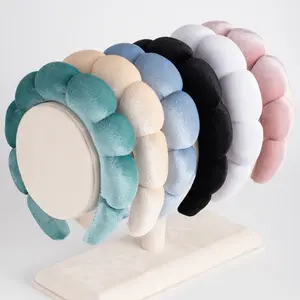 BISA COD F6224 Hairband Cloud Tebal Empuk / Bandana Fluffy Lucu Gaya Korea Hadiah Headband