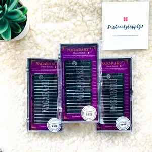 NAGARAKU Eyelash Extension Tipe D 0.25mm Bulu Mata Ekstension Premium Lentik Extra 12mm Best Selling Item - Bulumata