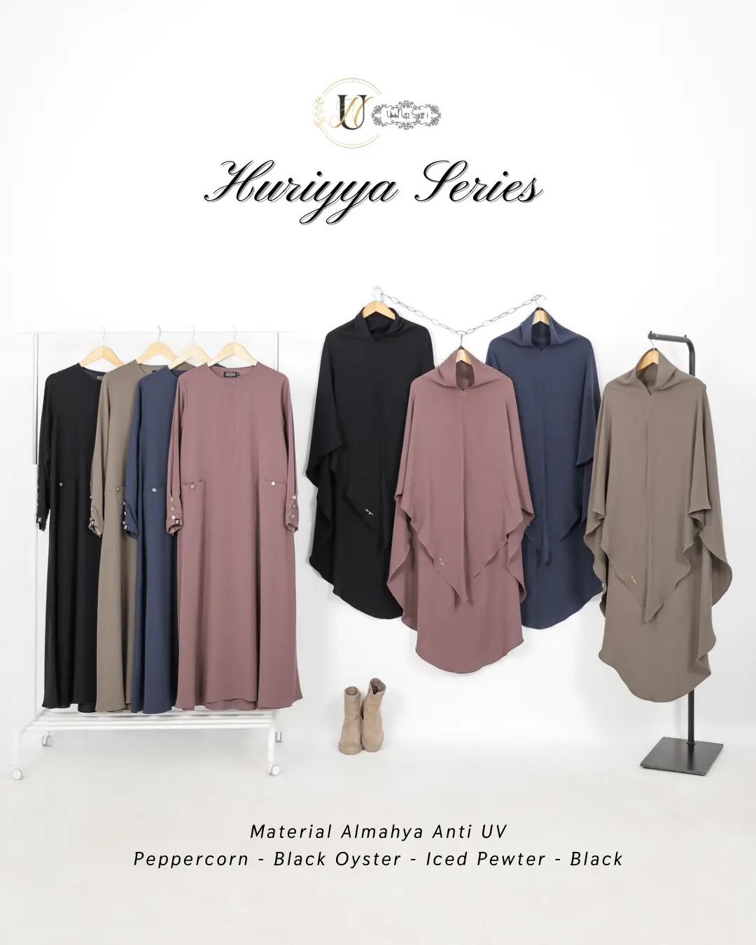[READY STOCK] SET GAMIS ANTI UV HURIYYA SERIES