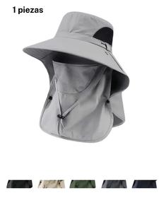 Sombrero para el sol de alta calidad para exteriores, sombrero tipo pescador con protección UV para hombres, sombrero para el sol de ala ancha antiarena para verano, adecuado para senderismo, escalada y pesca