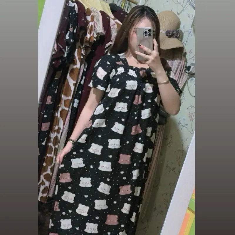 Ayrincantik daster karet dada Katun Rayon
