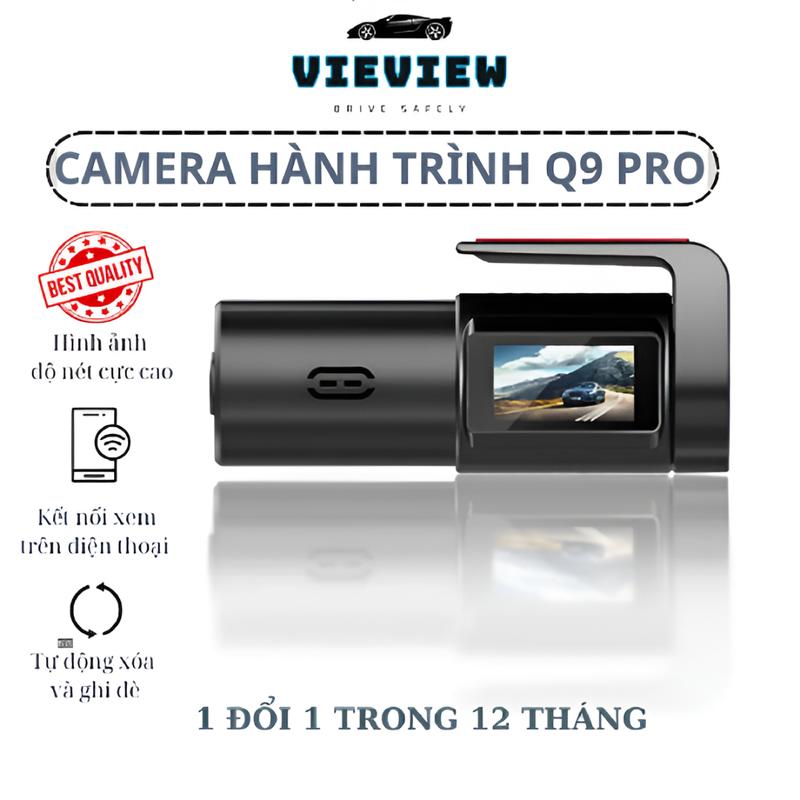  Camera Hành Trình Ô Tô Q9 Pro Ghi Hình Siêu Nét Nhỏ Gọn Hỗ Trợ Nguồn USB Mắt Cam Xoay Tròn Bảo Hành 12 Tháng Kết Nối Điện Thoại Góc Quay 170 Độ 