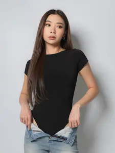 Evertops -1.0 / Yura Bodysuit / Bodysuit Wanita / Jersey Stretch Layer