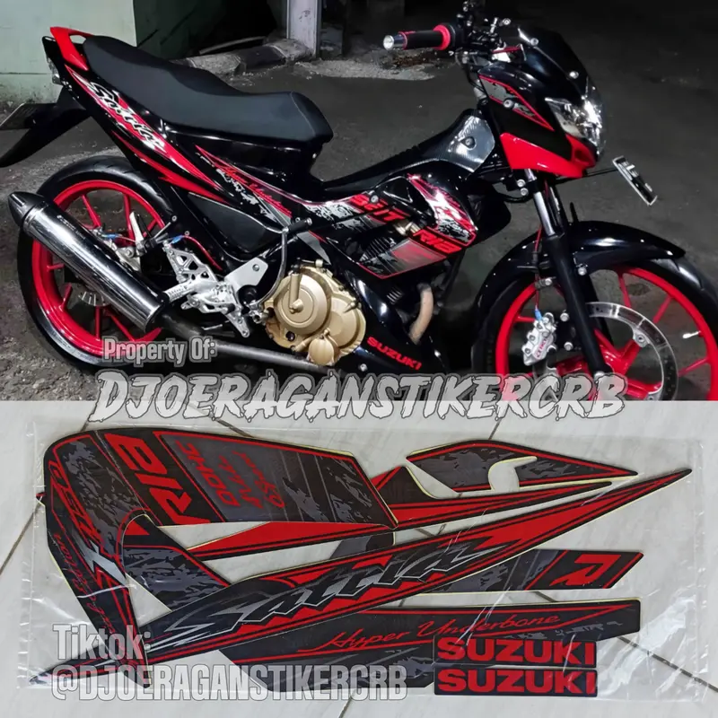 Striping Satria Fu 2012 SE Special Edition Stiker Motor Suzuki Satria Fu F150 2012 Fu Barong Motorcycle 0