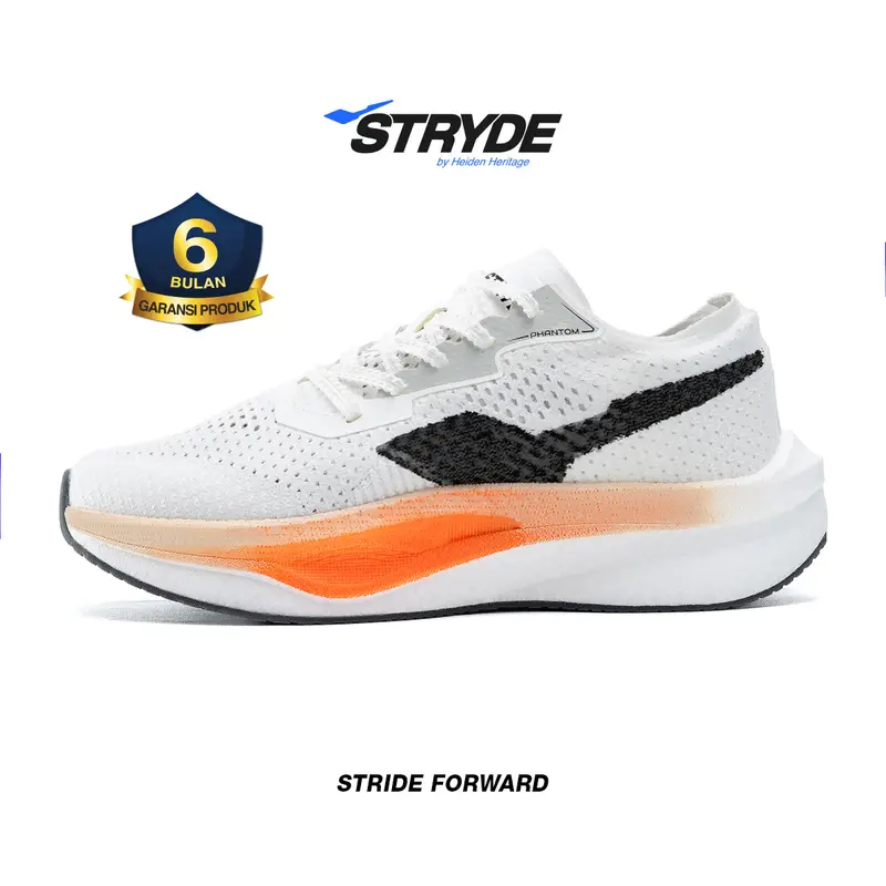 HEIDEN HERITAGE [HRTG] PHANTOM STRYDE SUNSET Sepatu Sneakers Sport  Running Olahraga Casual 41