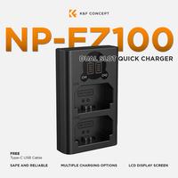 Gambar KNF Concept LCD Dual Smart Charger Sony NP-FZ100 with Type-C Fast Charging USB dari MACRO.id Kota Administrasi Jakarta Barat 1 Tokopedia