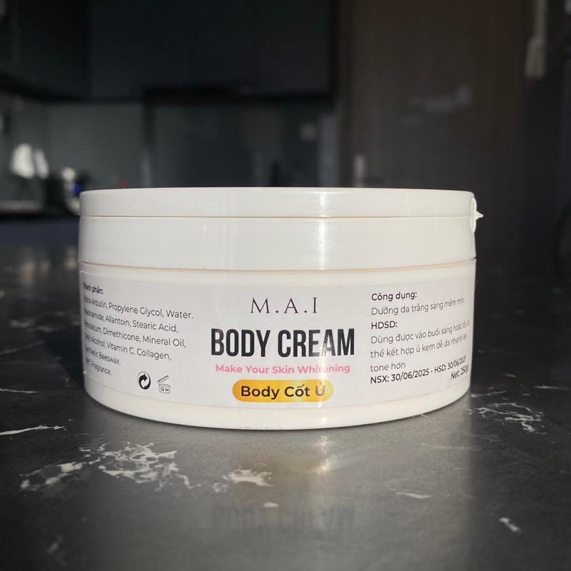 KEM BODY CỐT Ủ M.A.I 250gr dưỡng trắng da body