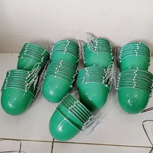 Isi 10 Pcs Batok Plastik  Warna HIJAU Tempat Pakan Ayam Bangkok Dan Burung Cepuk Plastik Wadah Pakan Dan Minum  Ayam Aduan