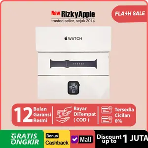 Apple Watch SE 2 2024 44mm 40mm Blue Starlight Midnight Aluminum with Sport / Loop Band Garansi Resmi Apple