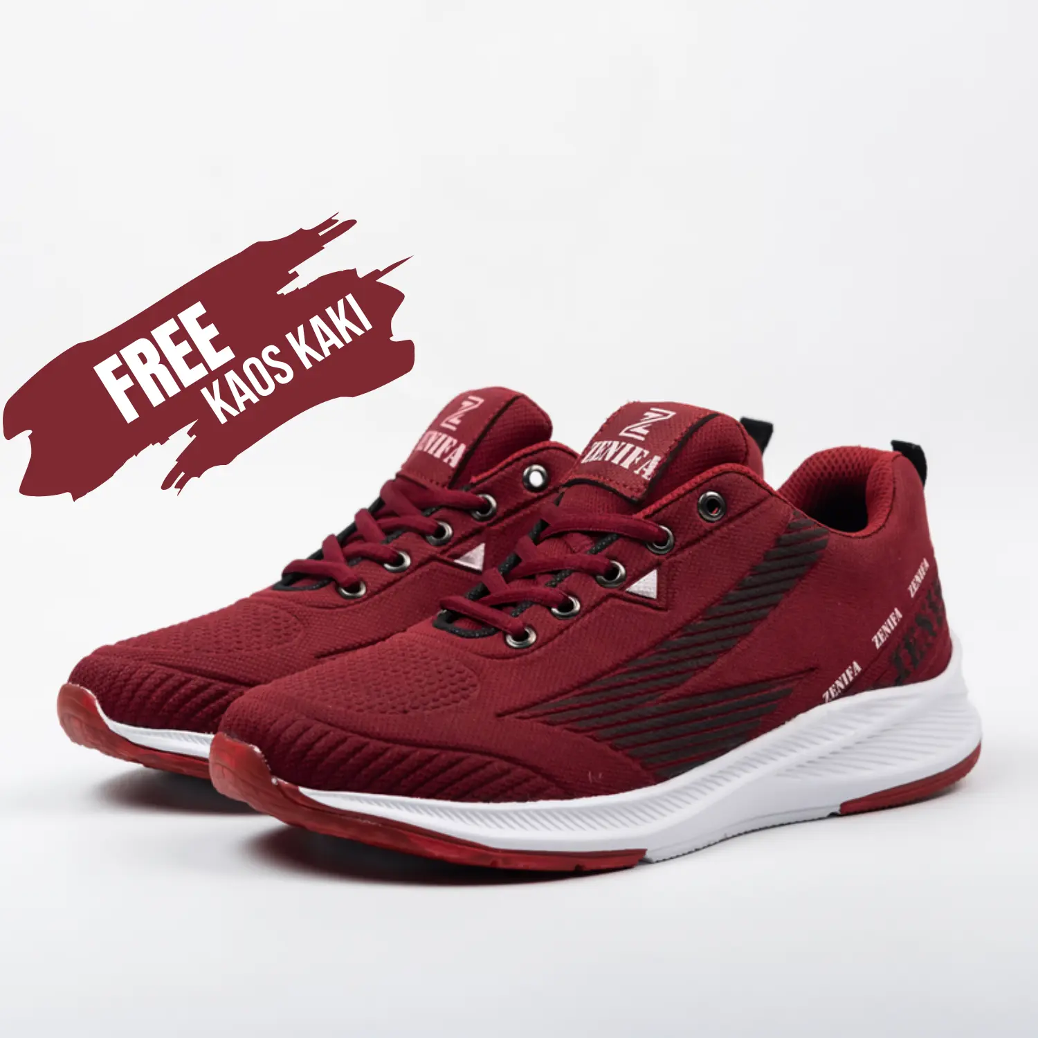 Sepatu Pria Zenifa Street X Simple Kets Sporty Outdoor Jogging Lari Ringan Sneaker Premium Olahraga