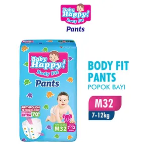 Popok Sekali Pakai Bayi Happy dengan Kemampuan Meresap Cairan dalam Detik