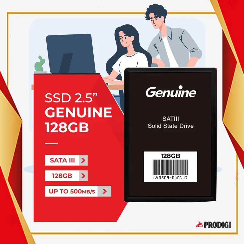 SSD GENUINE 128GB 2.5" SATA3 SATA III Garansi 3 Tahun