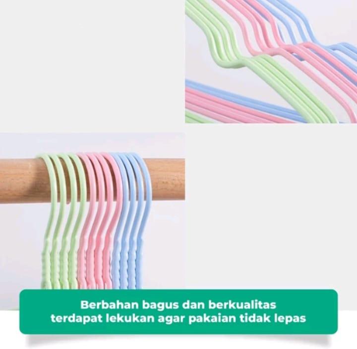 ISI 50 PCS!!! HANGER KAWAT / GANTUNGAN BAJU ANTI KARAT stainless Pakaian 8