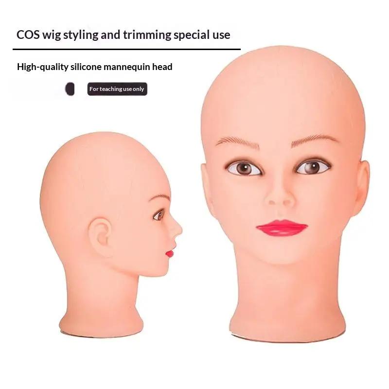 Chuyên Nghiệp Hói Manikin Đầu Tái Sử Dụng Trang Điểm Búp Bê Mô Hình Cho Tóc Giả…