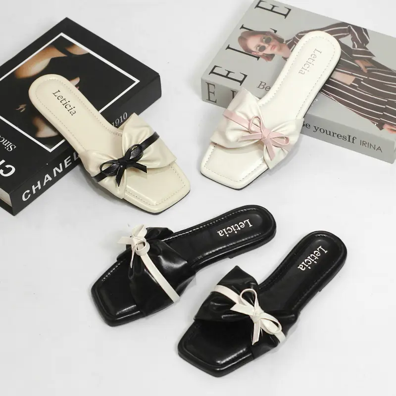 LEONY Caroline sandal Flat Wanita | sendal teplek wanita terbaru 3