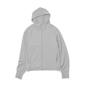 V3 Jaket Mesh Wanita Lengan Panjang Hoodie Olahraga UV Protection Airism Jacket Anti Bakar Sinar Matahari Cocok untuk Outdoor Climbing Hiking dan Camping