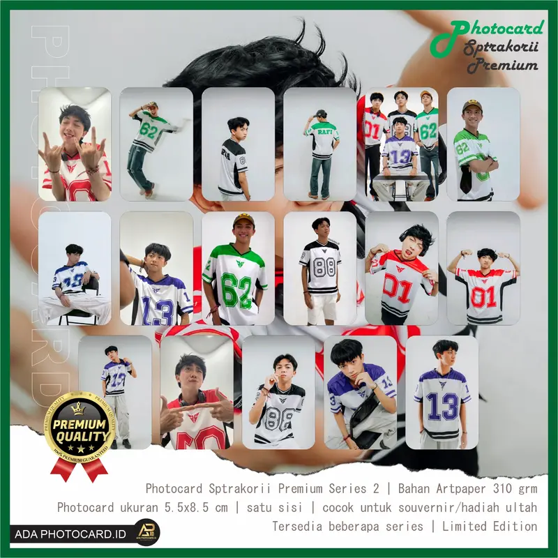 Photocard Sptrakorii Premium Series 1 dan 2 isi 40 Pcs Fanmade | Bonus Ganci, Rare Card, 2 PC random, Stiker dan Iner Sleeve | Bisa COD, Langsung kirim 2