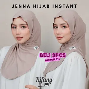 RIFANYHIJAB Jenna Hijab Instant 2in1 Jisoo Meleyot Size M
