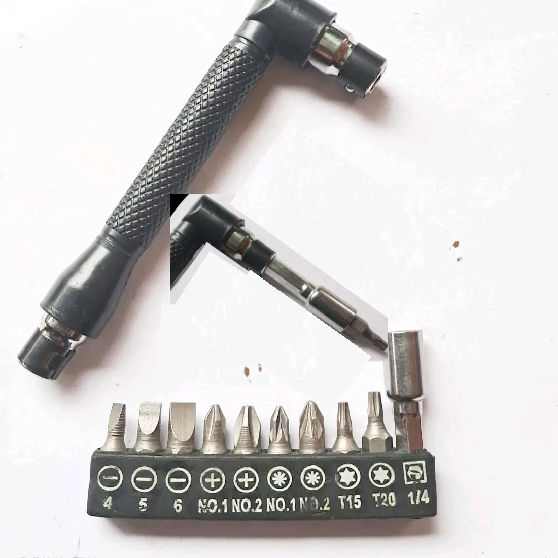 Sambungan Kepala Obeng Adapter L Screwdriver Extention 1/4 inch
