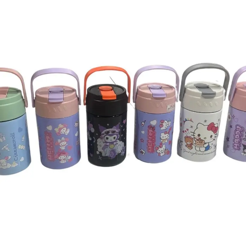 Cute Assorted Design Tumblers - 500ml Capacity for Drinks - Drinkware, Bottle Water Bottles Portable Washable