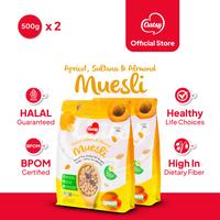 Gambar Oatsy Muesli Apricot Sultana dan Almond 500g - (Double Pack) dari Oatsy Oatmeal & Muesli Kota Administrasi Jakarta Barat 1 Tokopedia