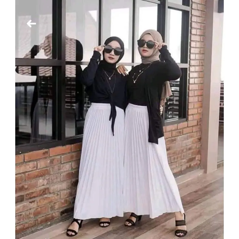 ROK PLISKET PUTIH