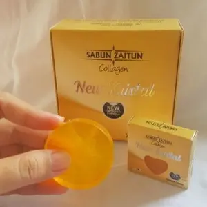 SABUN ZAITUN , COLLAGEN, Whitening SABUN NEW KRISTAL K SELARAS ORIGINAL 1 PCS 20gram  Mencerahkan wajah