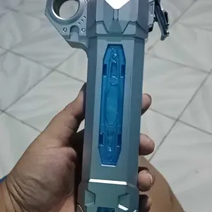 BabyToys Mainan Anak Laki Laki Pedang LightSaber 2 in 1 Laser Light Saber LED Lampu Suara Plastik