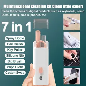 7 in 1 Computer Keyboard Cleaner Brush Kit Earphone Cleaning Pen For Headset Keyboard Cleaning Tools