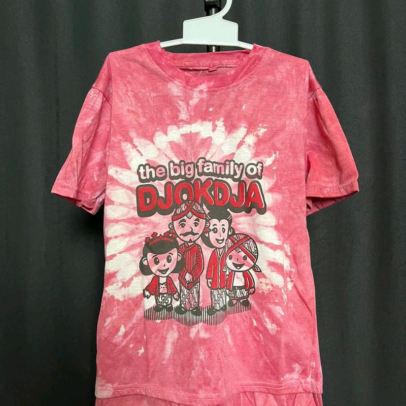 Setelan Kaos Batik Anak Jogja Murah Cap Orang-Orangan Celana Motif 4