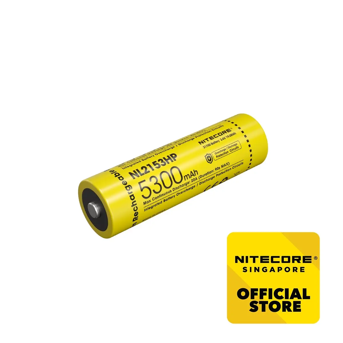 Nitecore NL2153HP (21700 - 5300mAh - 20A)